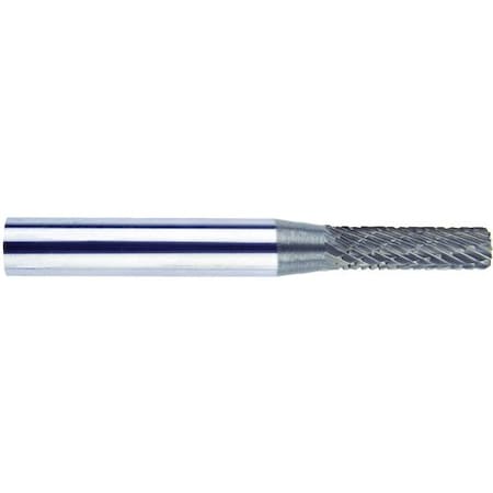 Carbide Burr, Premium, Series 5970, 18 Head Dia, 916 Length Of Cut, 3 Overall Length, Cylindri